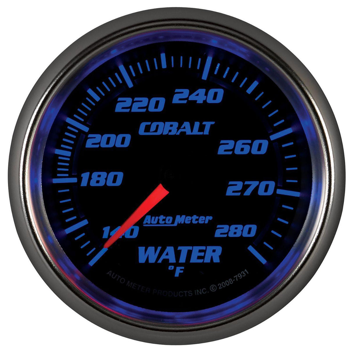 AutoMeter Cobalt Series Water Temperature Gauge (AU7931)