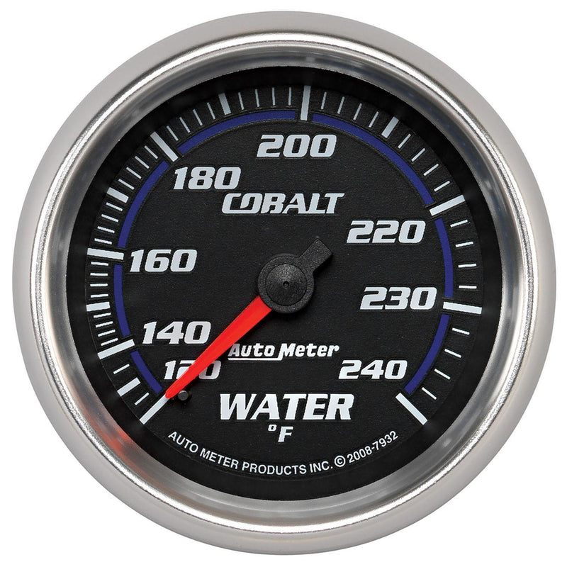 Autometer Cobalt Series Water Temperature Gauge (AU7932) AU7932
