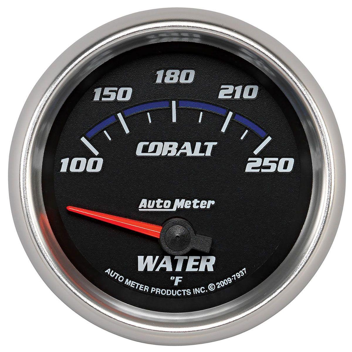 AutoMeter Cobalt Series Water Temperature Gauge (AU7937) AU7937