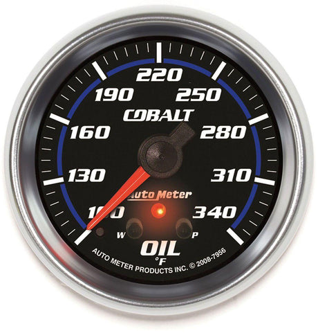 AutoMeter Cobalt Series Oil Temperature Gauge (AU7956) AU7956