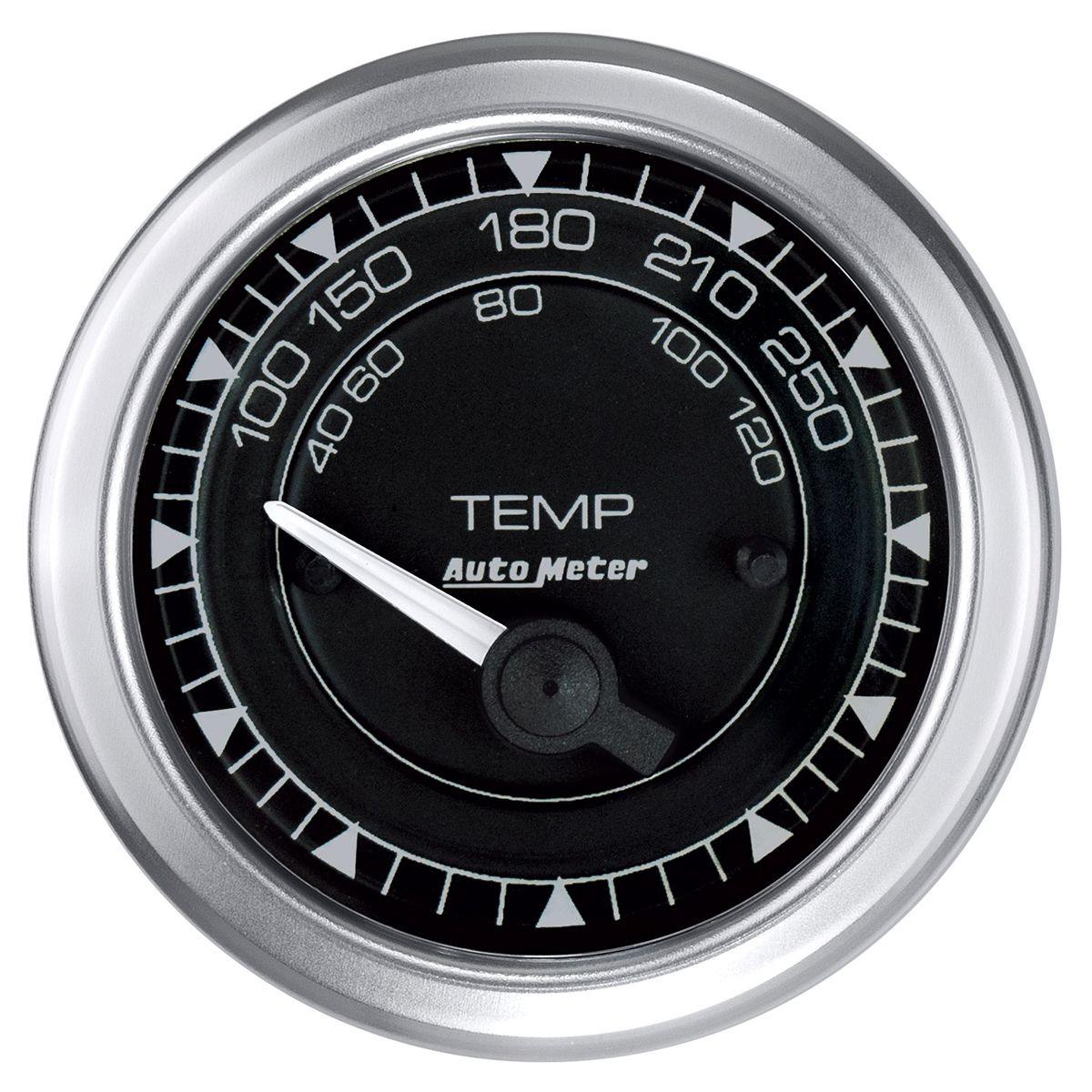 AutoMeter Chrono Series 2-1/16" Short Sweep Electric Water Temp Gauge (AU8137) AU8137