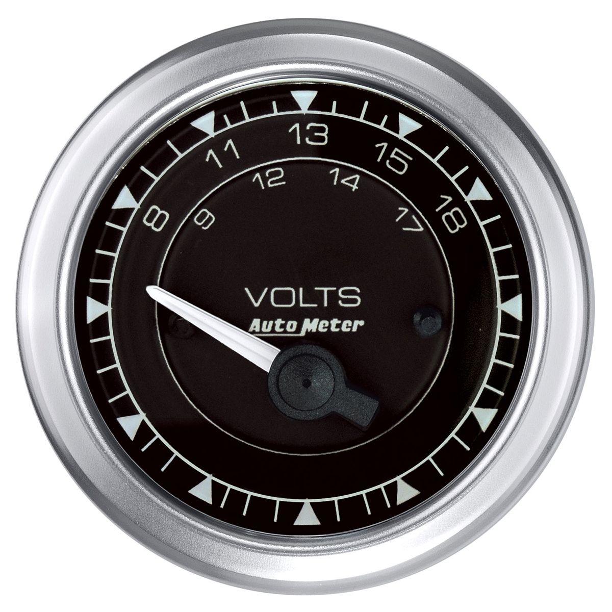 Autometer Chrono Series 2-1/16" Short Sweep Voltmeter (AU8192) AU8192