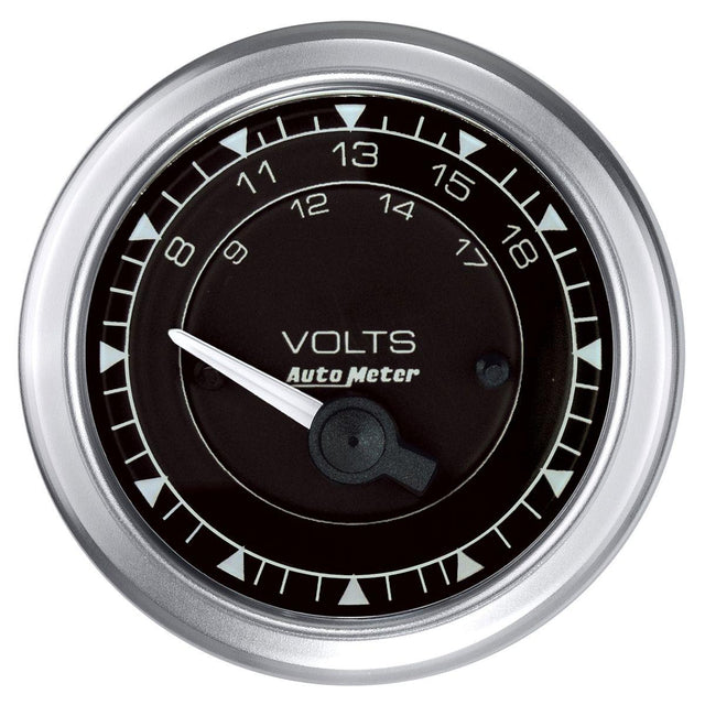Autometer Chrono Series 2-1/16" Short Sweep Voltmeter (AU8192) AU8192