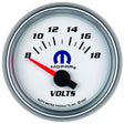 AutoMeter Mopar Voltmeter Gauge (AU880035) AU880035