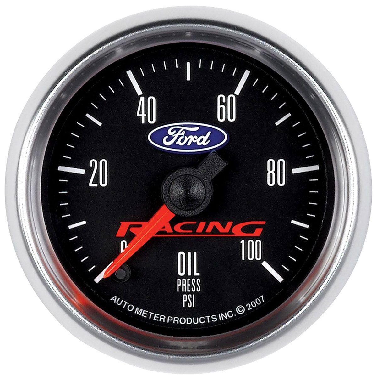 Autometer Ford Racing Oil Pressure Gauge (AU880085) AU880085