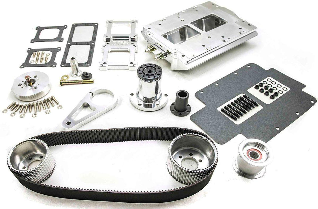 TBS LS Blower Kit Carburetted - Polished Finish (B2631)