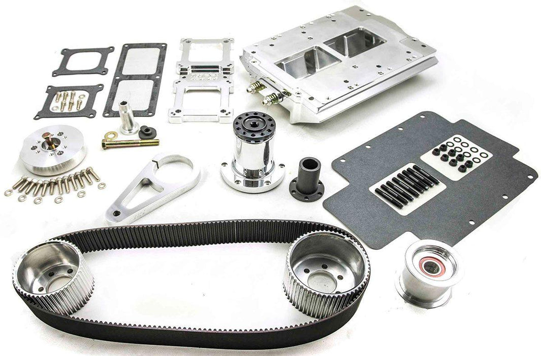 TBS LS Blower Kit Carburetted - Polished Finish (B2633)