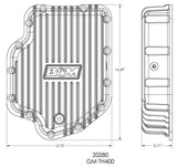 B&M Transmission Pan, Hi-Tek Deep Cast Aluminium, TH400 (BM20280)