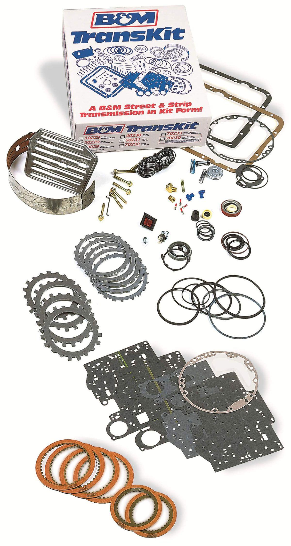 B&M Transmission Rebuild Kit, TransKit, 1968-81 TH350 (BM30229) BM30229