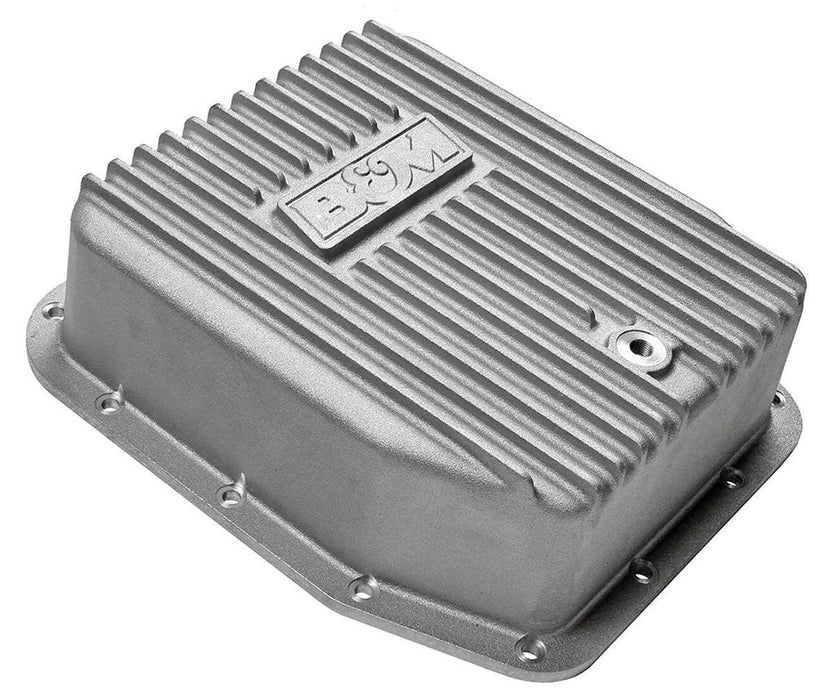 B&M Transmission Pan, Hi-Tek Deep Aluminium, For Ford AOD/E & 4R70W (BM40291)