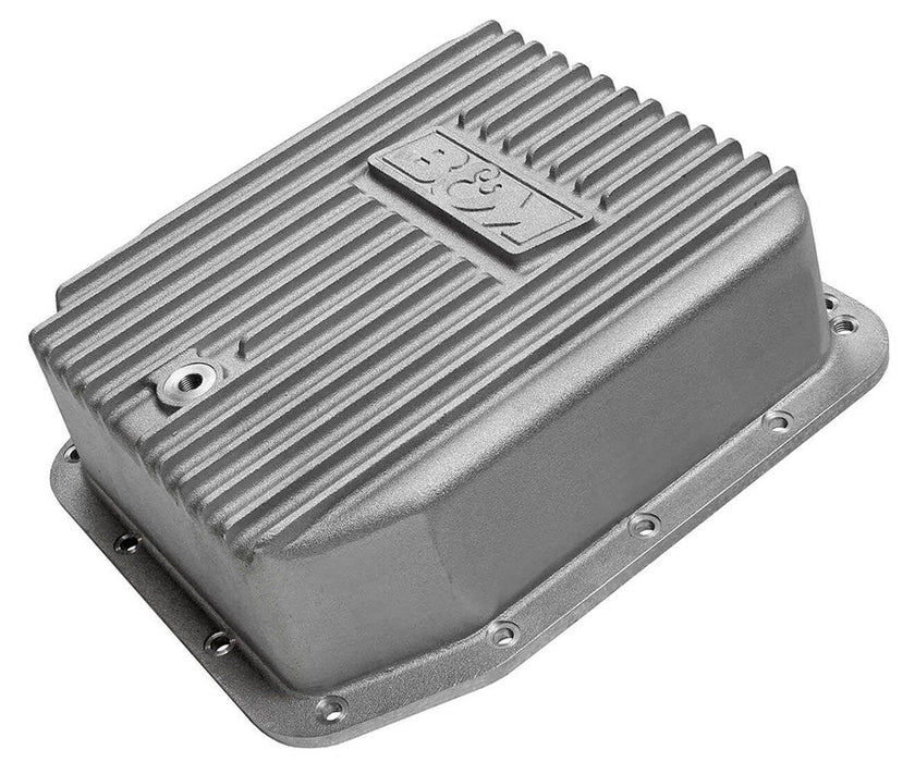 B&M Transmission Pan, Hi-Tek Deep Aluminium, For Ford AOD/E & 4R70W (BM40291)