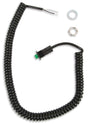 B&M Momentary Switch, Green Button, Spiral Cord (BM46003) BM46003
