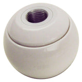 B&M Shifter Knob, White (BM46110)