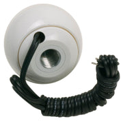 B&M Shift Knob, Round, Plastic, White, Logo, Automatic, Manual Transmission, Each (BM46112)