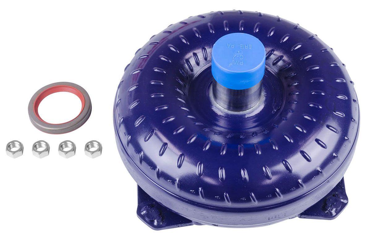 B&M Torque Converter, Holeshot, For Ford C4, 1970-82, 2200-2600 RPM Stall, 26 Spline. 10.5 in. Bolt Circle, Each (BM50416) BM50416