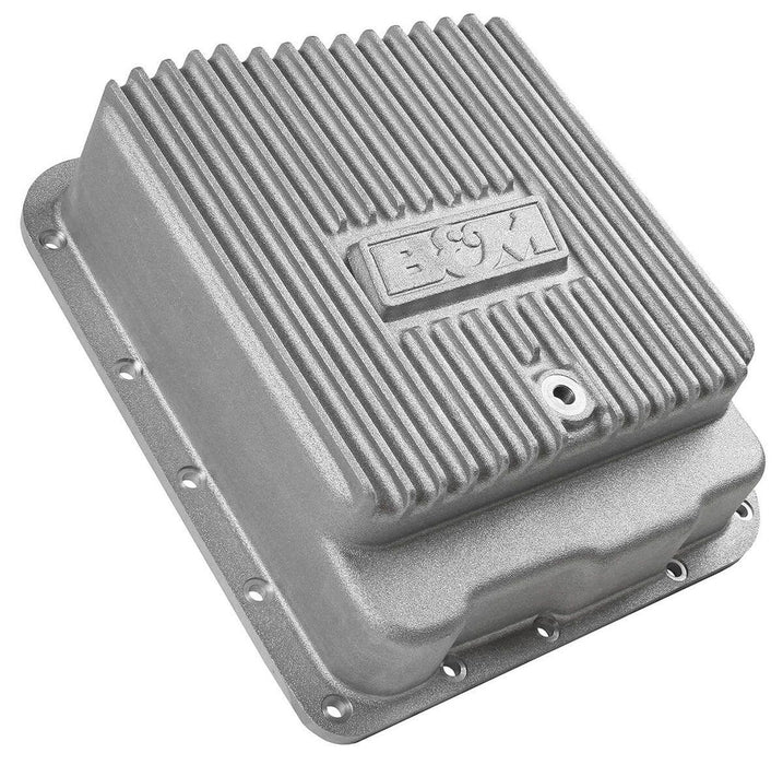 B&M Transmission Pan, Hi-Tek Deep Aluminium, GM 700R4, 4L60/E & 4L65E (BM70260)