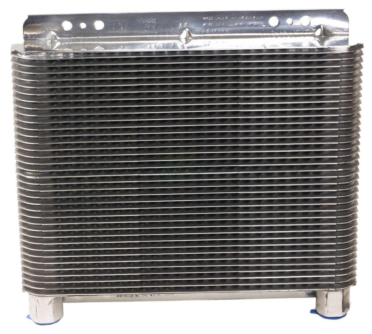 B&M Oil Cooler, Hi-Tek Supercooler, Polished, 11in. X 8-1/2in. X 1-1/2 ...