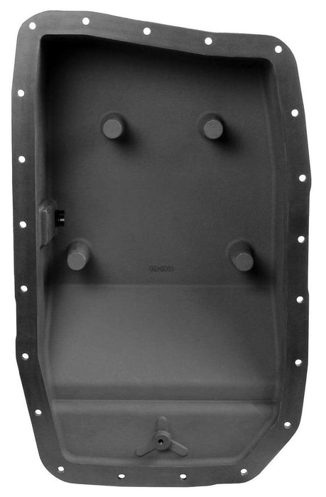 B&M Transmission Pan, Hi-Tek Deep Aluminium, Black, For Ford 6R80 (09-19)/6R100 17-19) (BM70394)