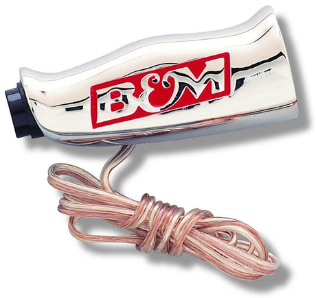B&M Universal T-Handle, Chrome w/ 12V switch (BM80659) BM80659