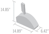 B&M Ratchet Shifter, MegaShifter for Light Truck, Universal 3 & 4-speed Compatible (BM80680)