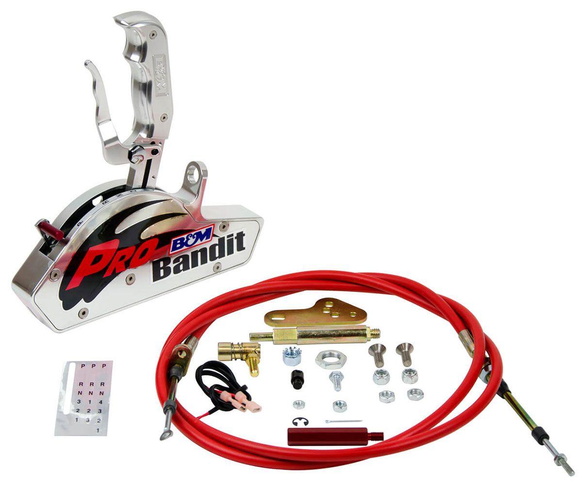 B&M Gate Shifter, Magnum Grip Pro Bandit, Universal 2, 3 & 4-speed Compatible (BM81045)