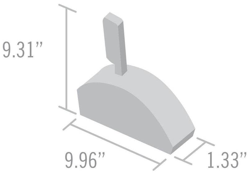 B&M Gate Shifter, Magnum Grip Stealth Pro Bandit, Universal 2, 3 & 4-speed Compatible (BM81113)