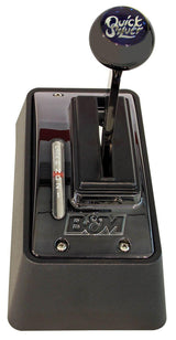 B&M Automatic Shifter, Quicksilver, Black Chrome, For Chevrolet, Mopar, For Ford, For Lincoln, For Mercury, Each (BM81683)