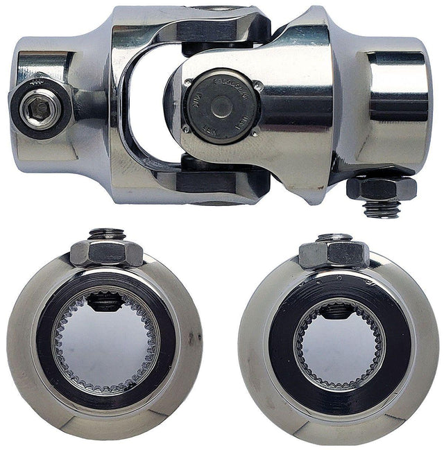 Borgeson Polished Stainless Steel Single Needle Bearing Universal Joint (BOR123418) BOR123418