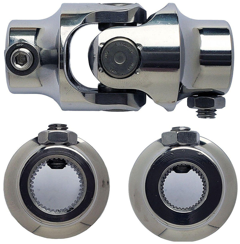 Borgeson Polished Stainless Steel Single Needle Bearing Universal Joint (BOR123418) BOR123418