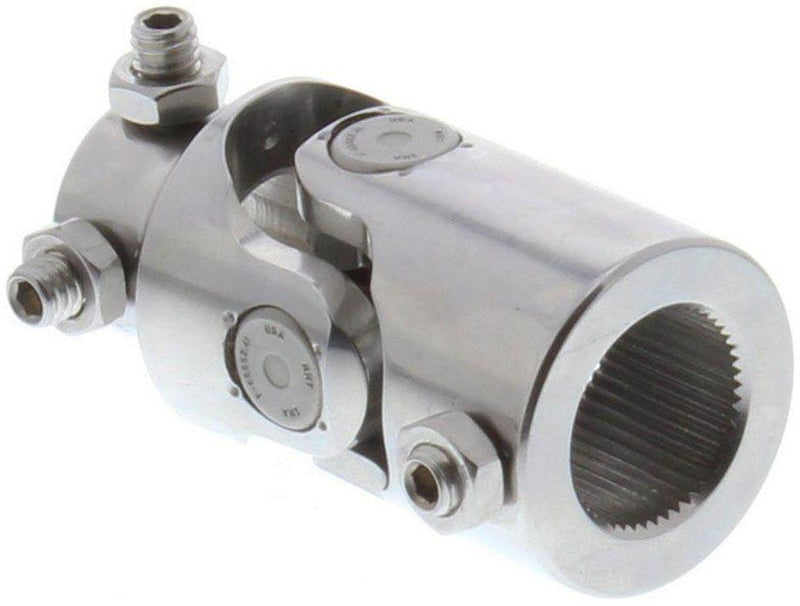 Borgeson Polished Stainless Steel Single Needle Bearing Universal Joint (BOR124349) BOR124349