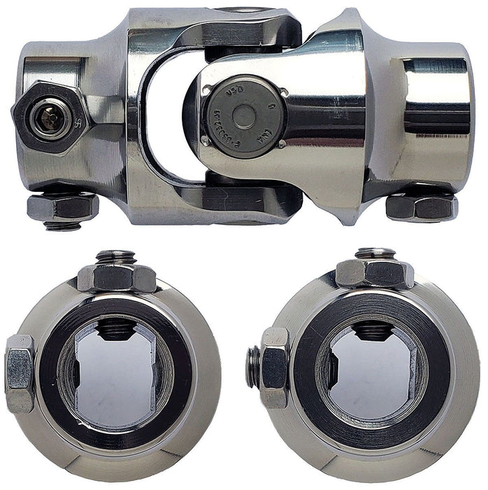 Borgeson Polished Stainless Steel Single Needle Bearing Universal Joint (BOR124946)