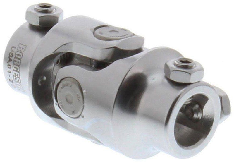 Borgeson Polished Stainless Steel Single Needle Bearing Universal Joint (BOR124949) BOR124949