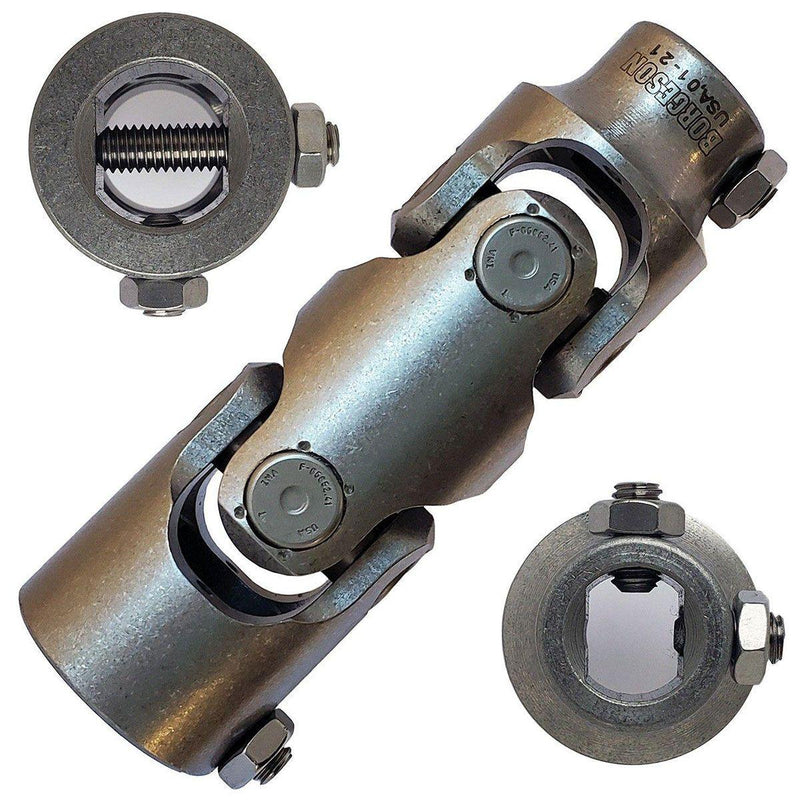 Borgeson Polished Stainless Steel Double Needle Bearing Universal Joint (BOR143449) BOR143449