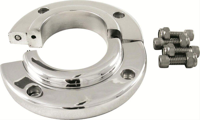Borgeson Polished Billet Aluminium Solid Swivel Floor Mount (BOR909014) BOR909014