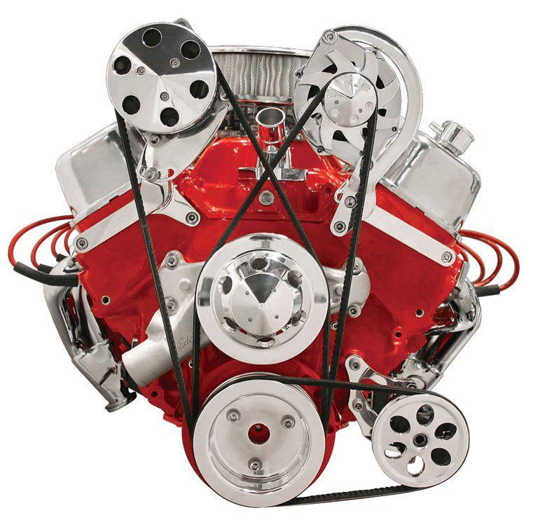 Billet Specialties Top Mount A/C Compressor Bracket, Polished (BS10521) BS10521