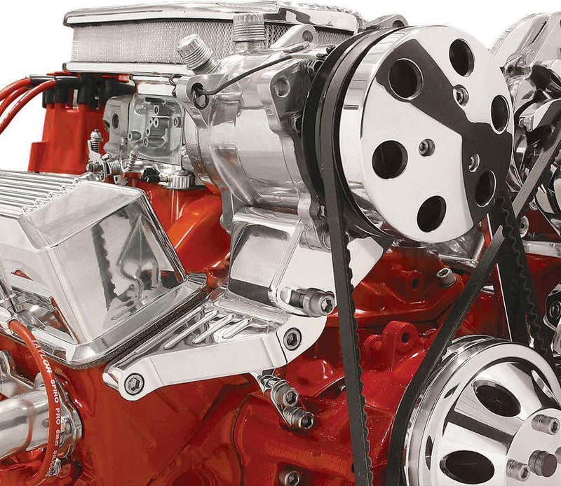 Billet Specialties Top Mount A/C Compressor Bracket, Polished (BS11221) BS11221