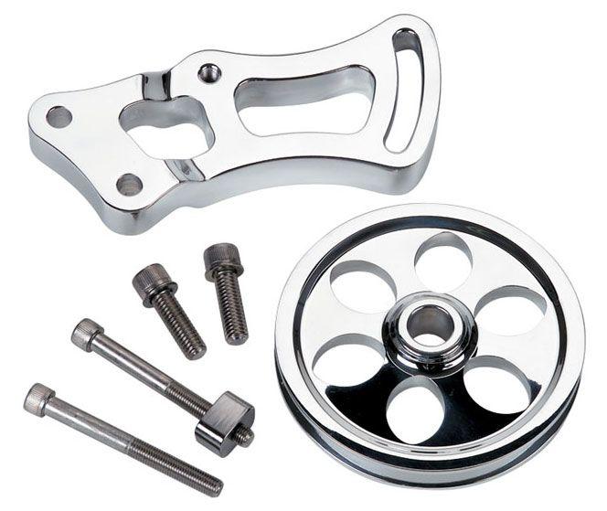 Billet Specialties Power Steering Pulley & Bracket (BS12220)