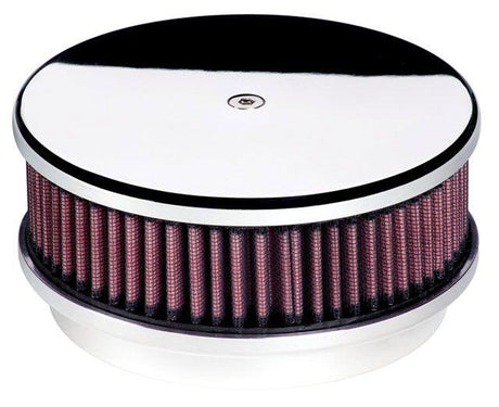 Billet Specialties Polished Aluminium Air Cleaner Assembly - Plain (BS15129) BS15129