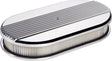 Billet Specialties Polished Aluminium Large Oval Air Cleaner Assembly - Ribbed (BS15640) BS15640