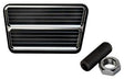 Billet Specialties Rectangle Brake/Clutch Peddal - Black Anodized (BS199315) BS199315