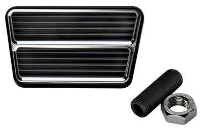 Billet Specialties Rectangle Brake/Clutch Peddal - Black Anodized (BS199315) BS199315