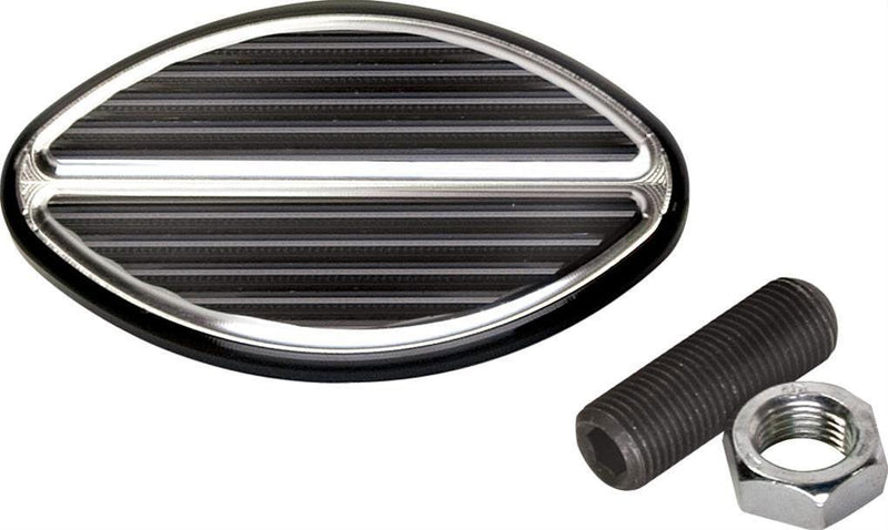 Billet Specialties Rectangle Brake/Clutch Peddal - Black Anodized (BS199335) BS199335