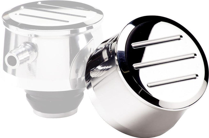 Billet Specialties Round Valve Cover Breather Ball Milled - Polished (BS20820) BS20820