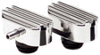 Billet Specialties Oval Valve Cover Breather Ribbed - Polished (BS20950) BS20950