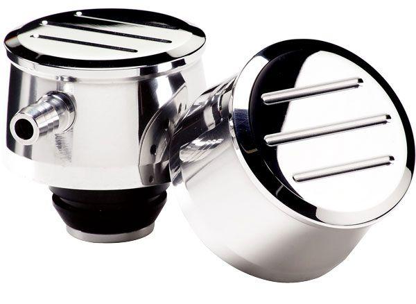 Billet Specialties Round Valve Cover Breather Ball Milled - Polished (BS21825) BS21825