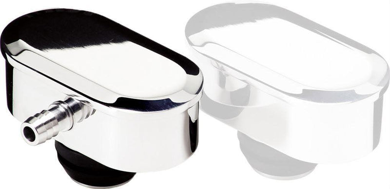 Billet Specialties Oval Valve Cover Breather Plain - Polished (BS21929) BS21929