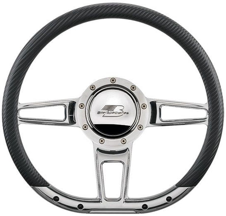 Billet Specialties 14" FORMULA D-Shaped Steering Wheel (BS29409)