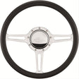Billet Specialties 14" Billet Specialties "Split Spoke" Steering Wheel (BS30137)