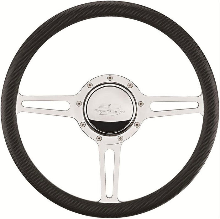Billet 14" Billet "Split Spoke" Steering Wheel (BS30137)
