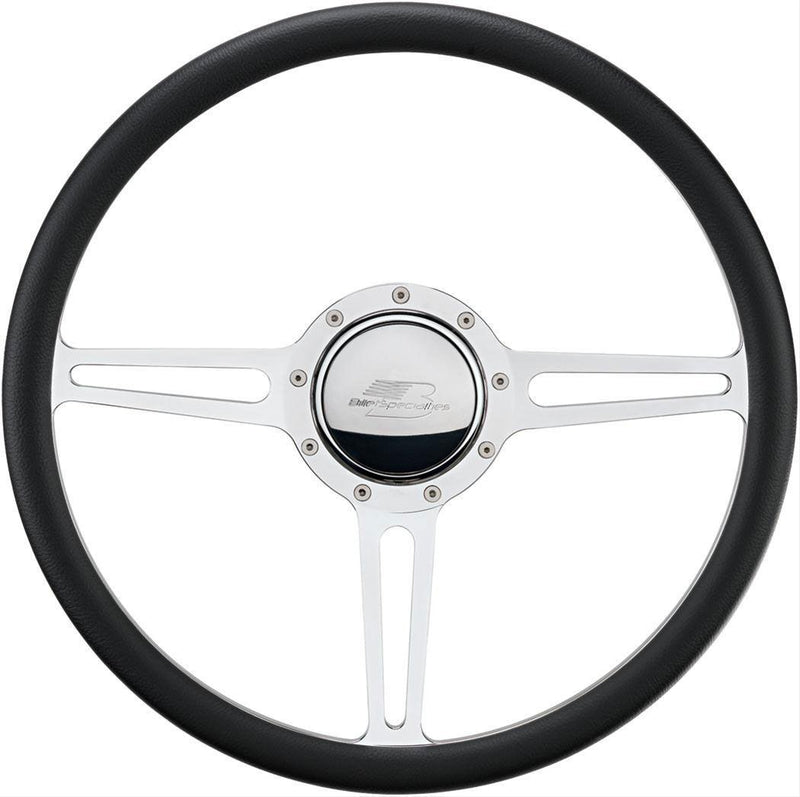 Billet Specialties 15.5" Billet Specialties "Split Spoke" Steering Wheel (BS34137) BS34137